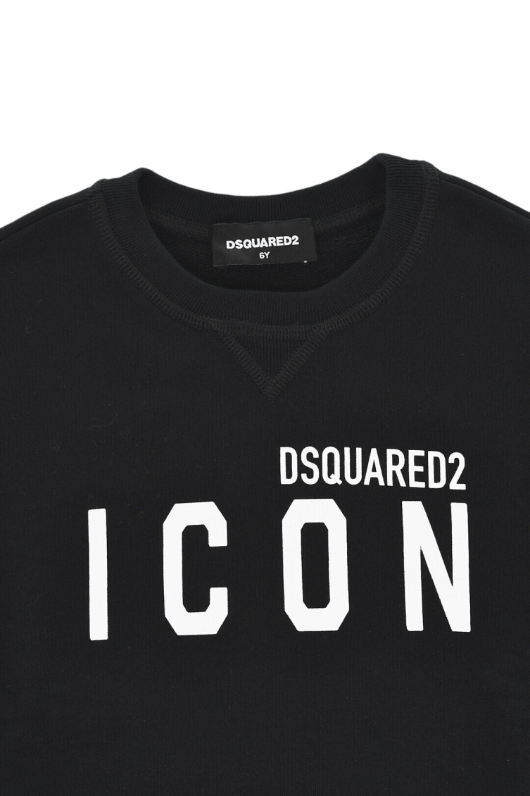 Boys Black Logo Sweatshirt