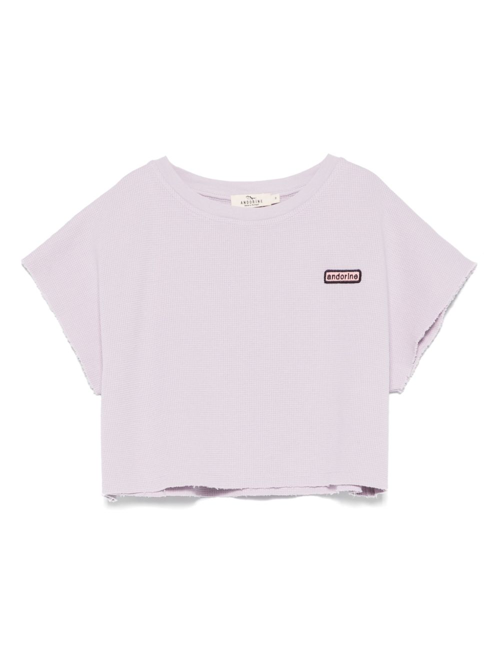 Andorine crpped top - Purple