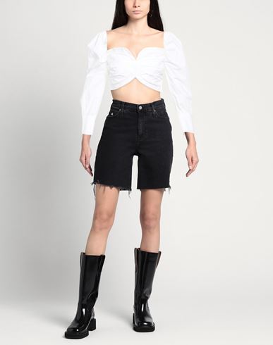 Woman Top White Size 10 Cotton