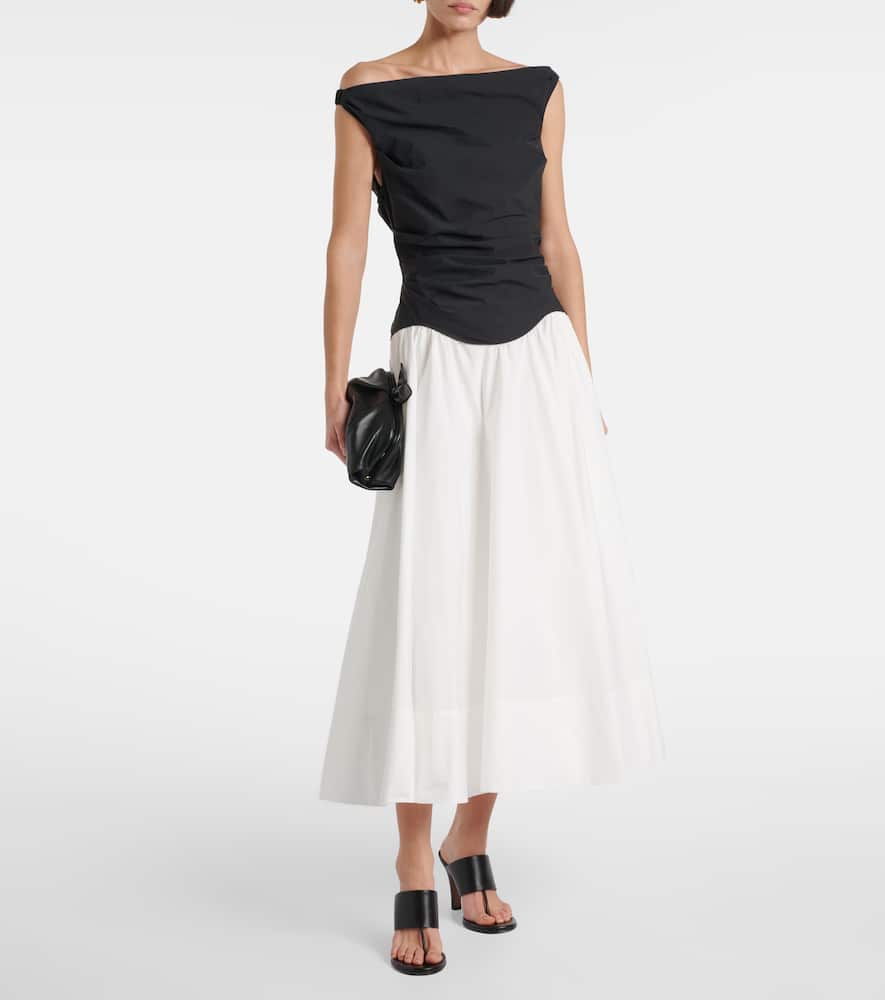 Cersei cotton poplin midi dress