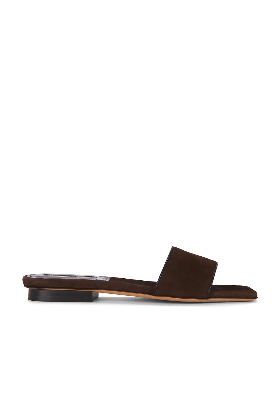 Emme Parsons Domani Suede Sandal in Chocolate Suede - Chocolate. 35 also , 37, 38