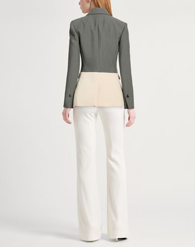 Woman Blazer Grey Size 4 Polyester, Viscose, Elastane