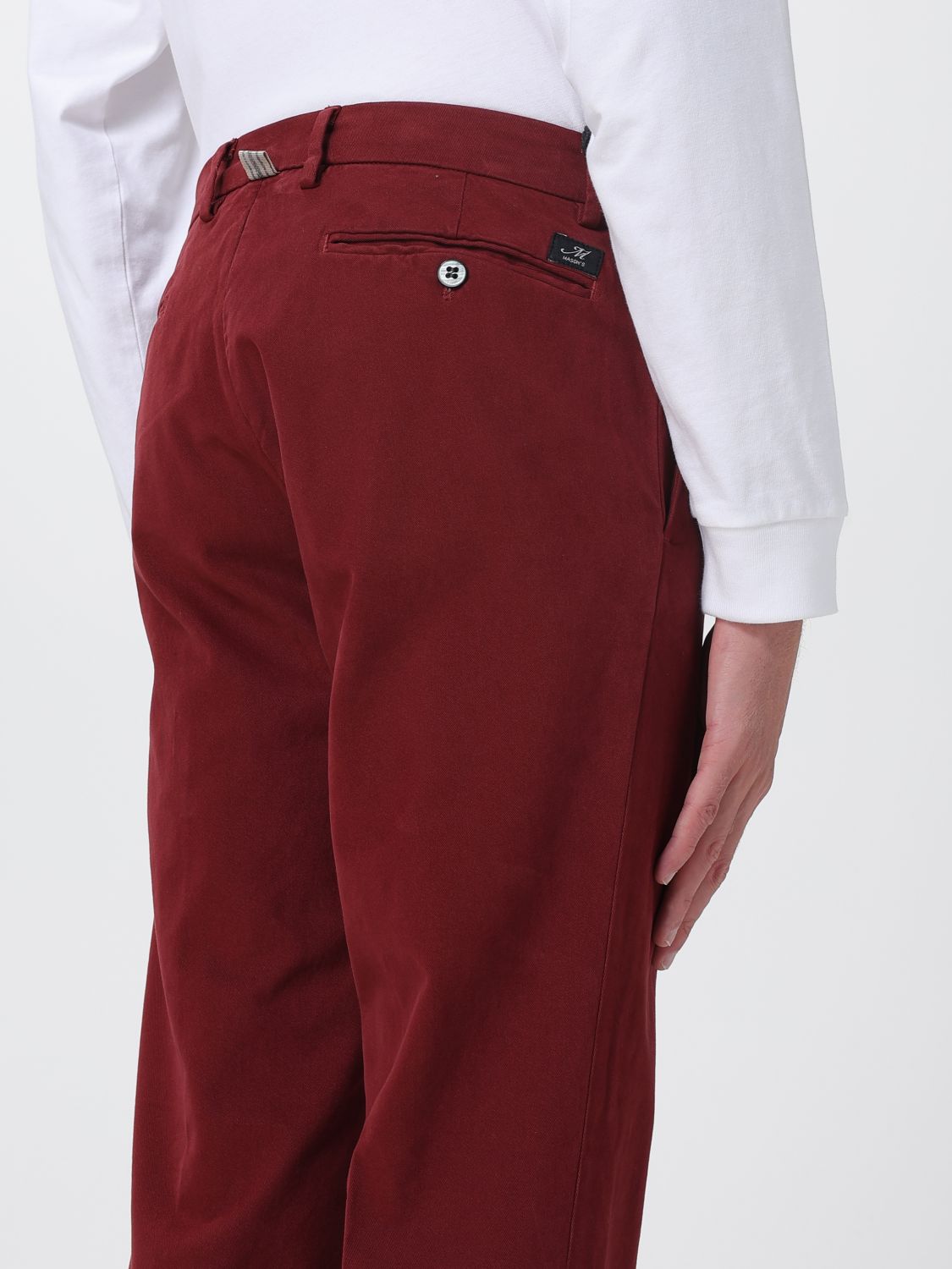 Pants Men color Rust