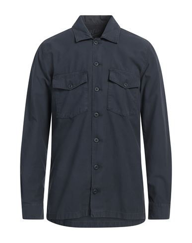 Bl'ker Man Shirt Navy Size L Cotton