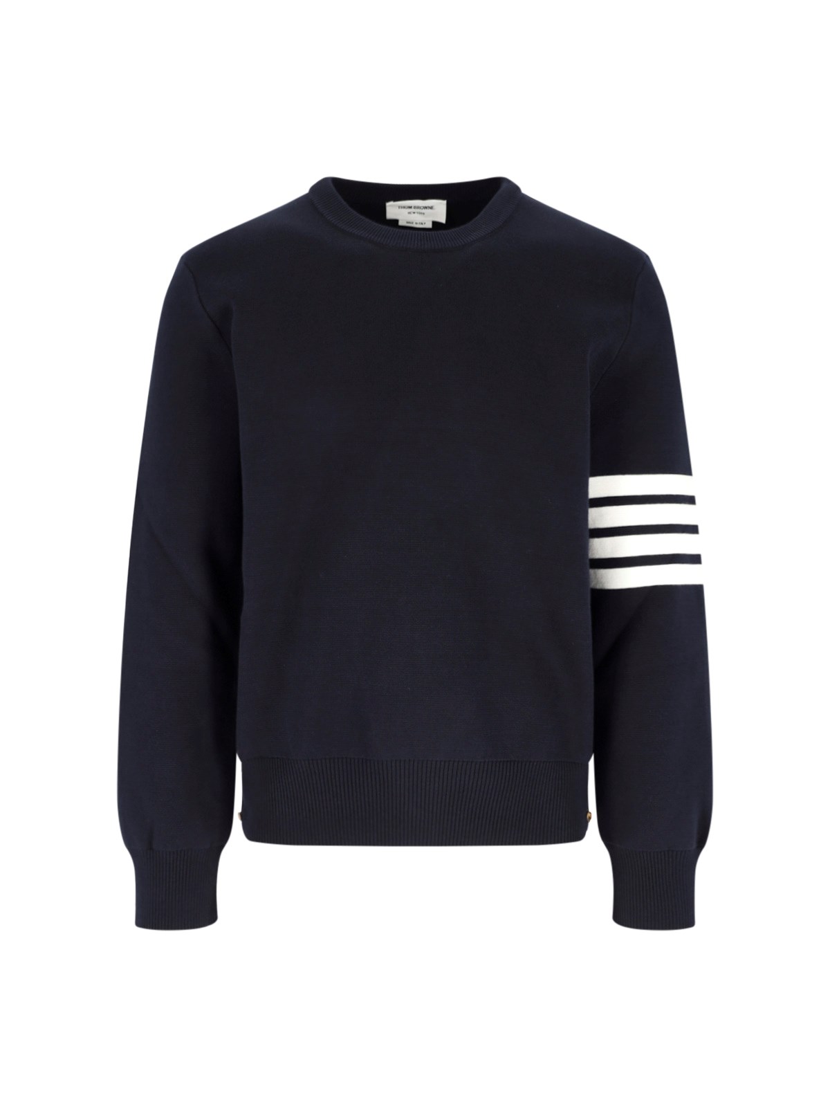 Cotton Sweater "4 Bar"