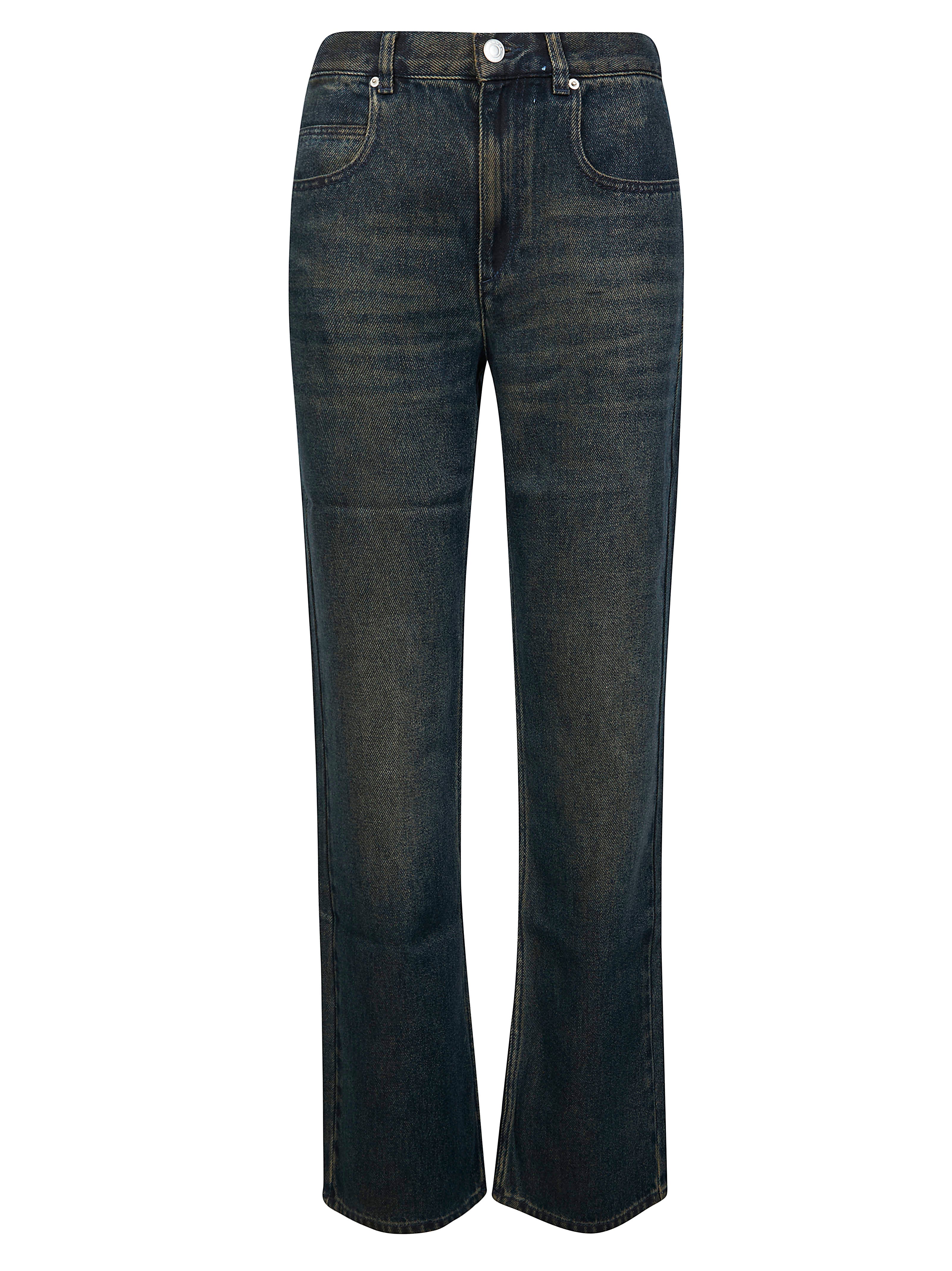 Logo Patch Flared Jeans