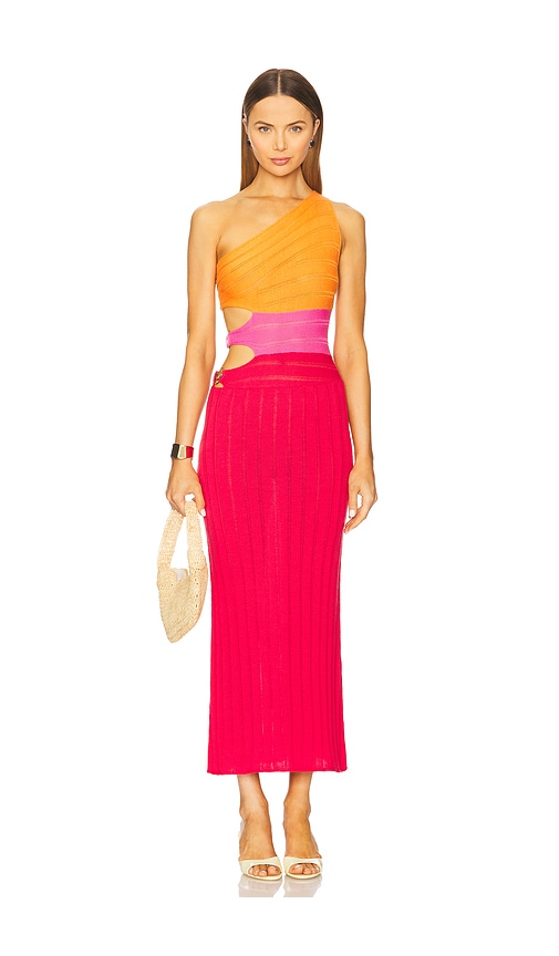 Capittana KLEID LAUREN in Red. Größe XL. Also in M/L
