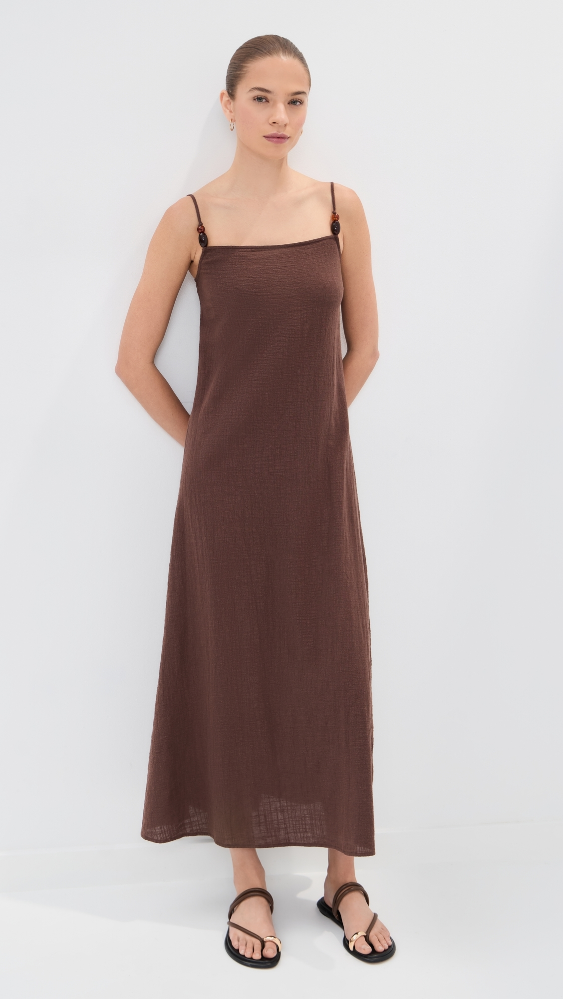 Laura Dress Dark Chocolate