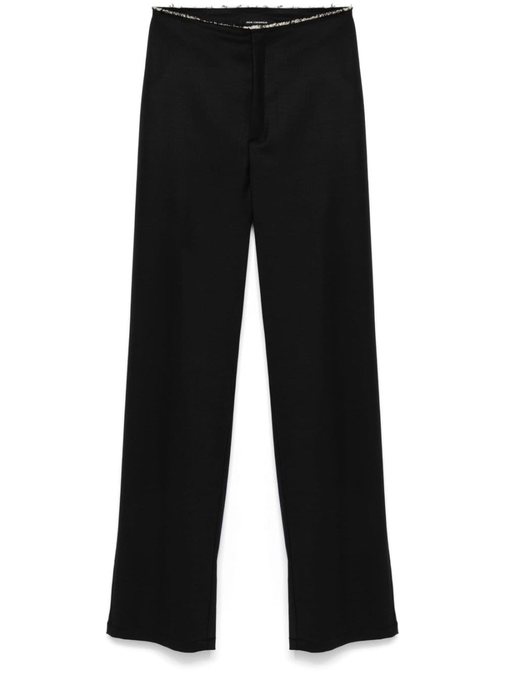 Raw-cut trousers - Black