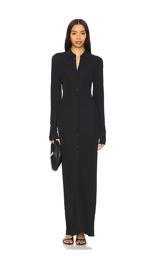 EAVES ROBE GOLAN en Black. L. Also en