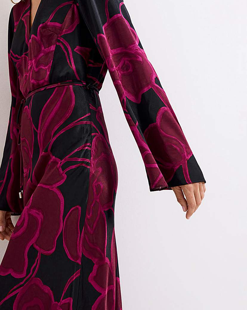 Phase Eight Rhea Printed Satin Dre