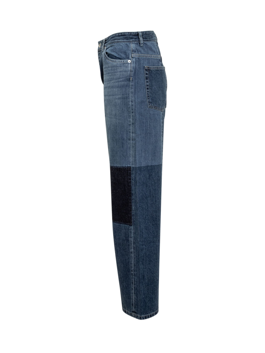 Blue Cotton Jeans
