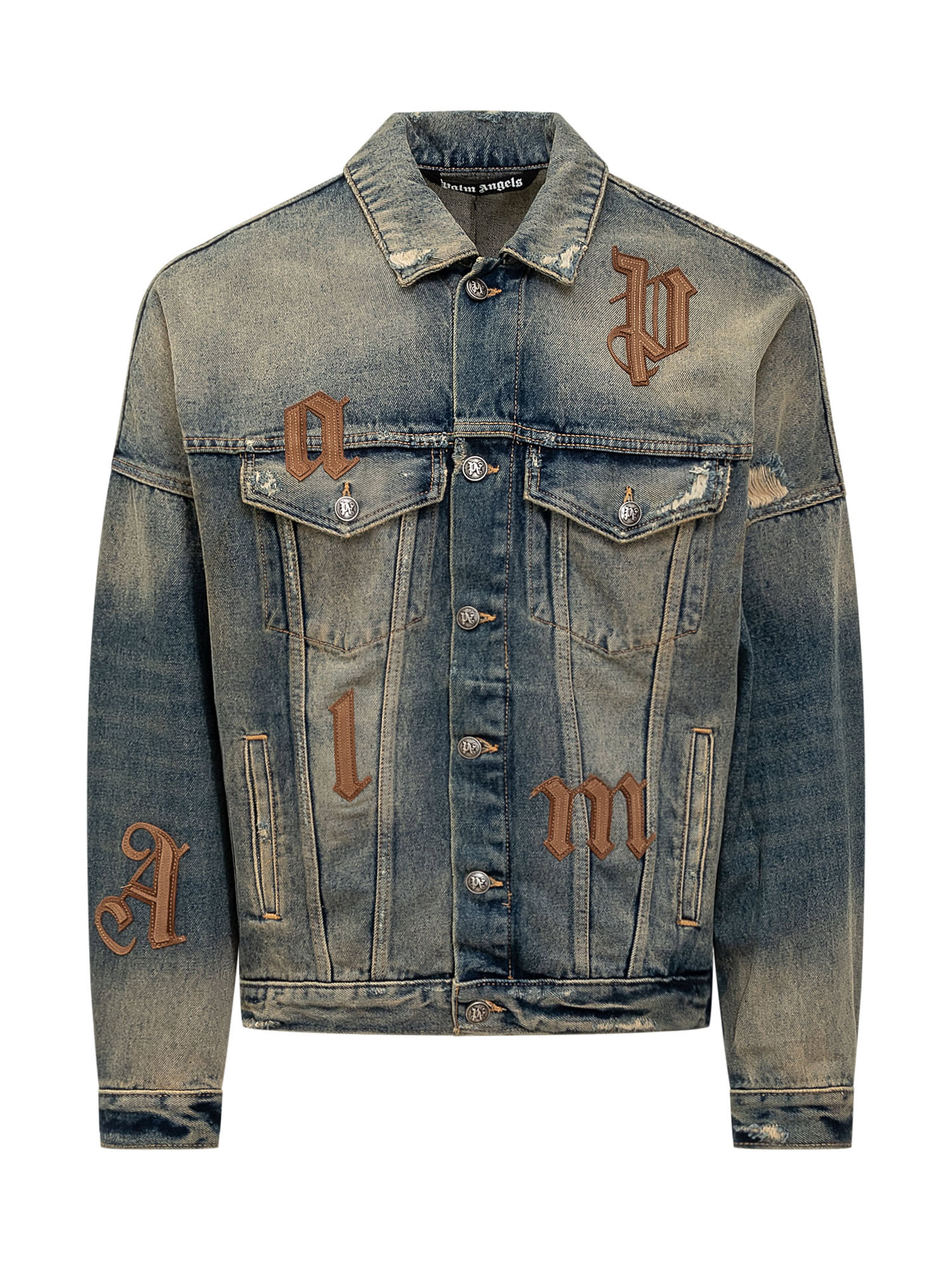 Flap pockets denim jacket - Blue