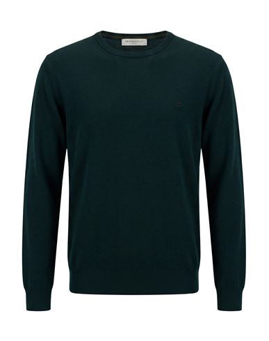 Man Sweater Deep teal Size 36 Virgin Wool