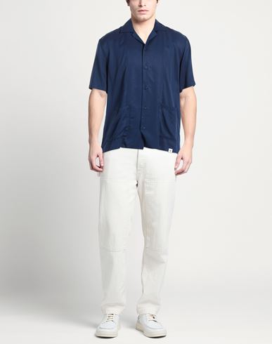 Man Shirt Navy Size M Tencel