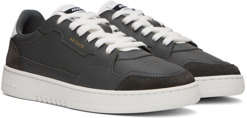 Gray Dice low-top sneakers