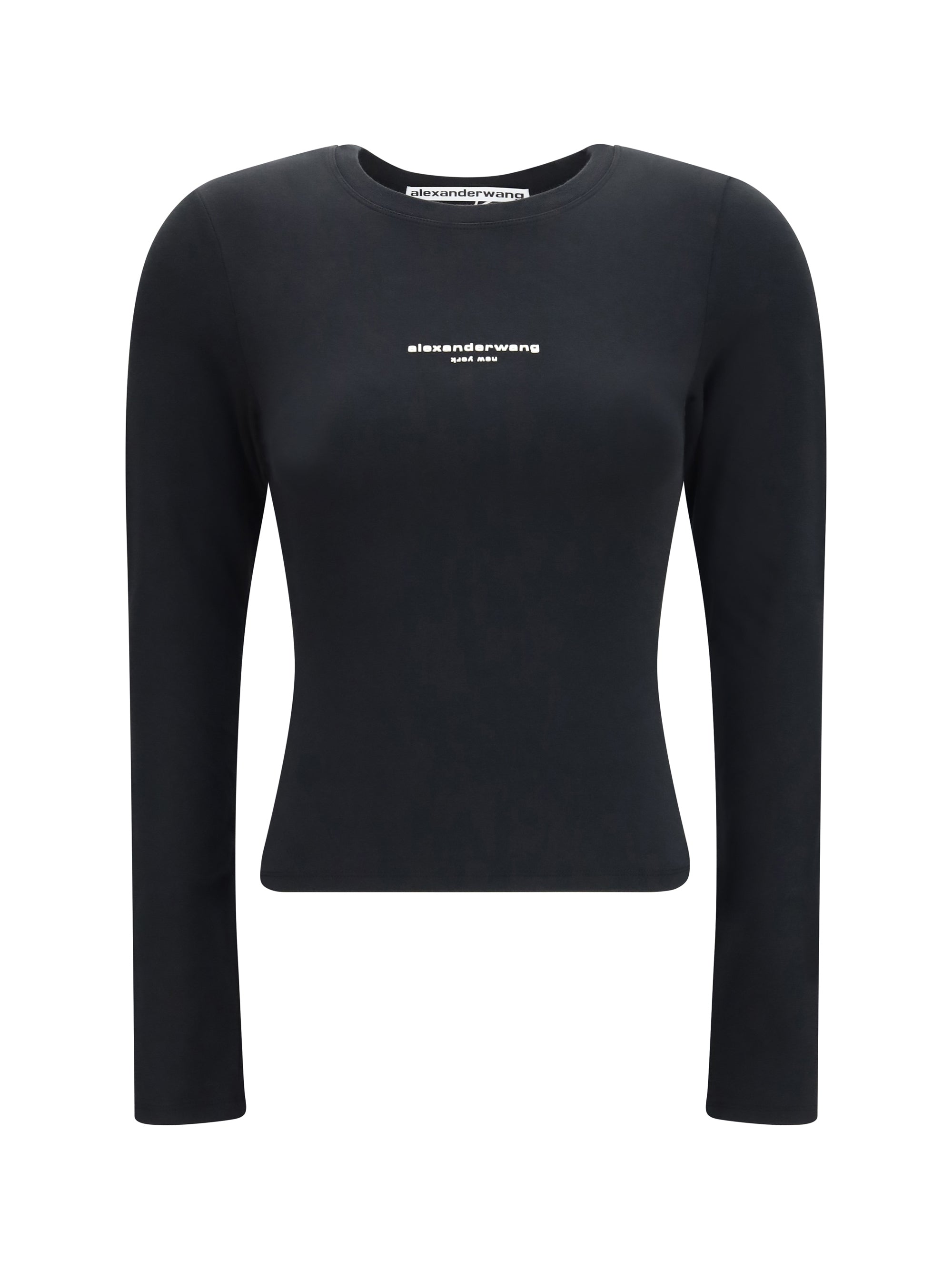 Logo-Lettered Cotton T-Shirt — Black