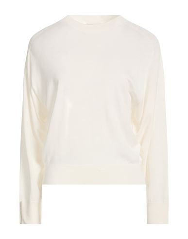 Woman Sweater Ivory Size 12 Merino Wool