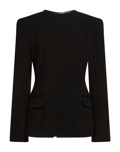 Woman Top Black Size 2 Polyester, Rayon, Elastane