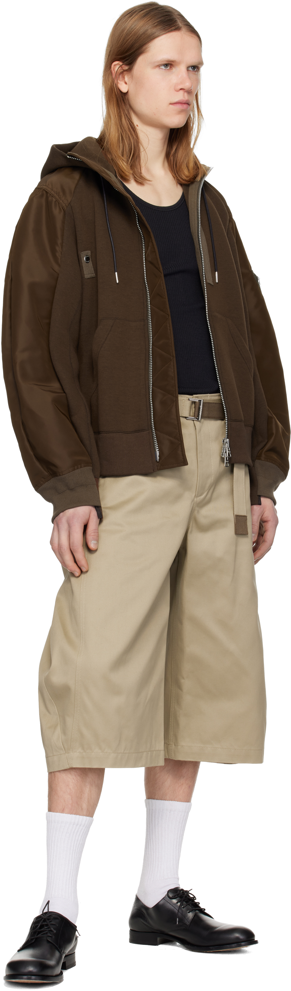 Brown Sponge Sweat Hoodie