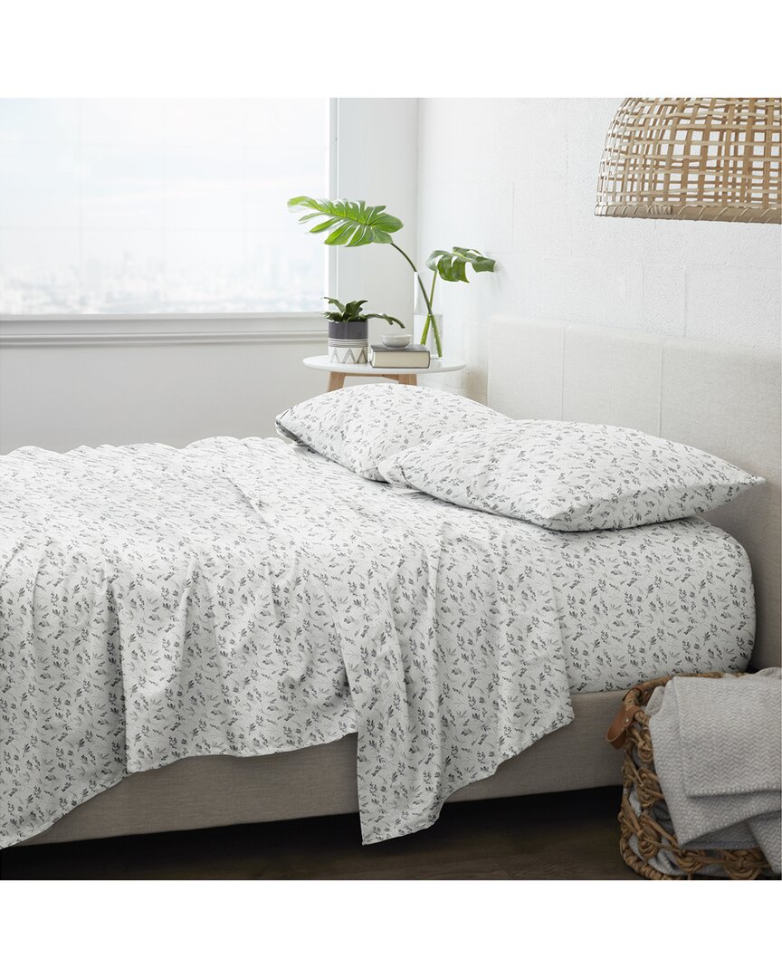 Bontanical 4Pc Flannel Sheet Set