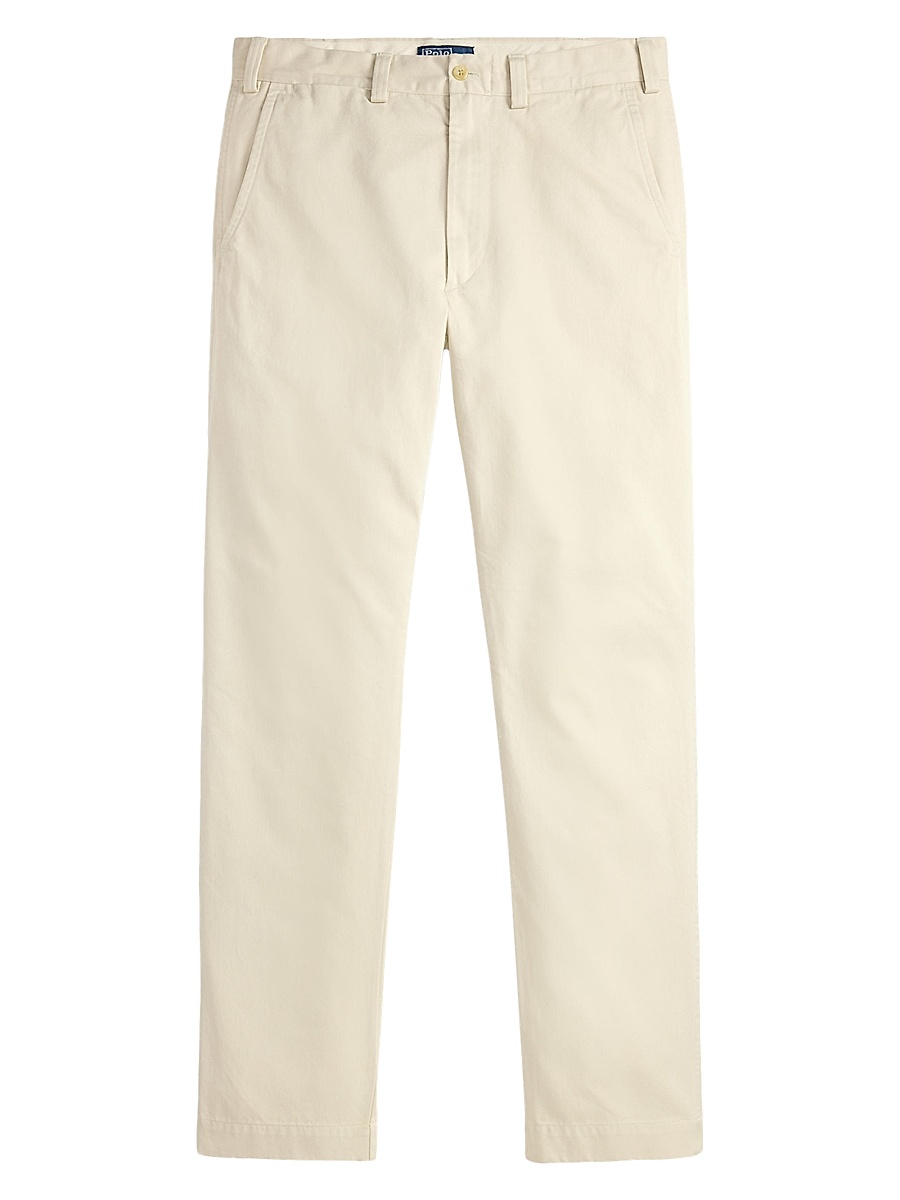 Men's Salinger Cotton Twill Straight-Leg Pants - New Stone