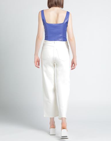 The Lulù Woman Top Purple Size L Polyurethane, Polyester