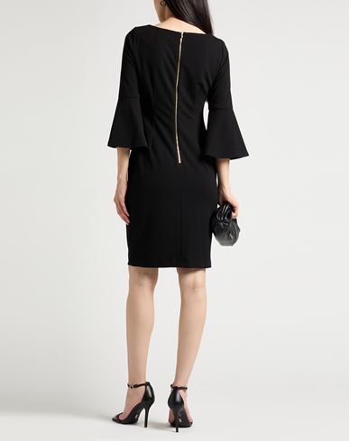 Woman Mini dress Black Size 6 Polyester, Elastane