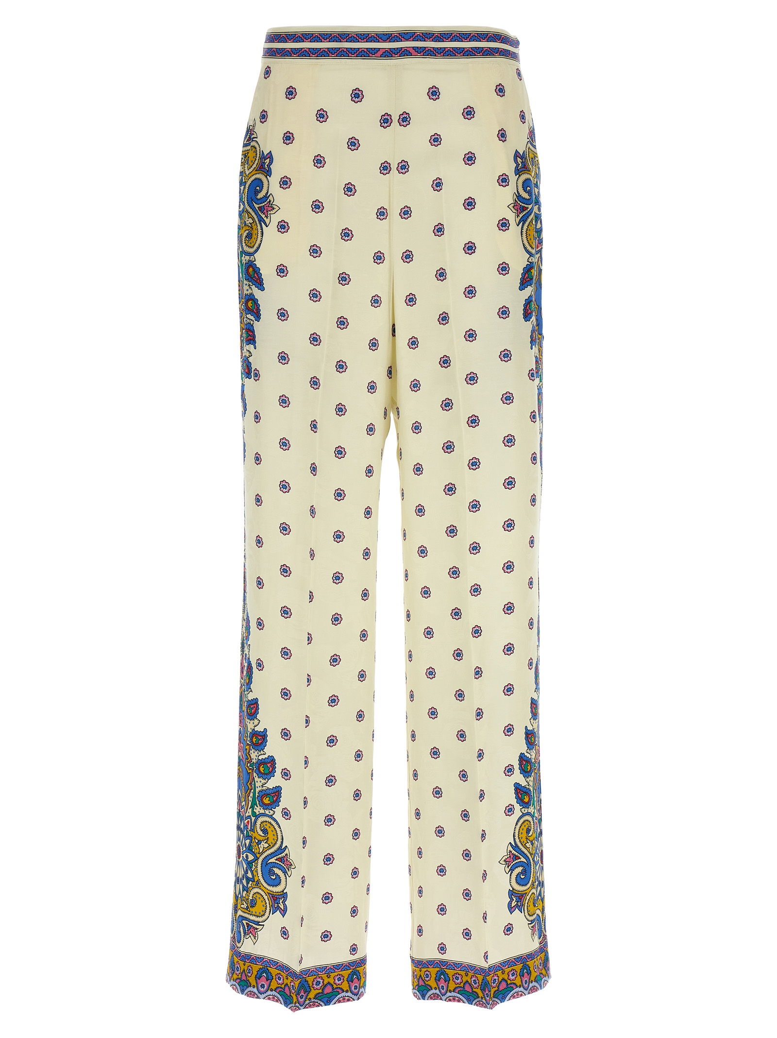 Dotted Straight Leg Trousers
