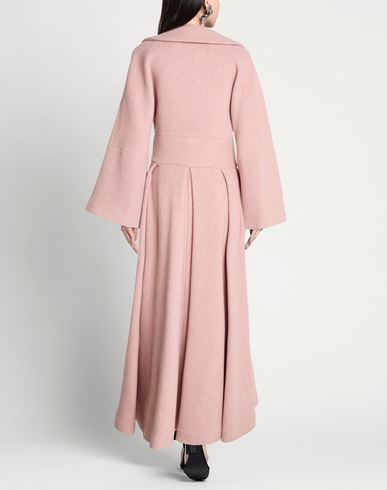 Co. go Woman Coat Pink Size 6 Wool, Polyamide, Silk