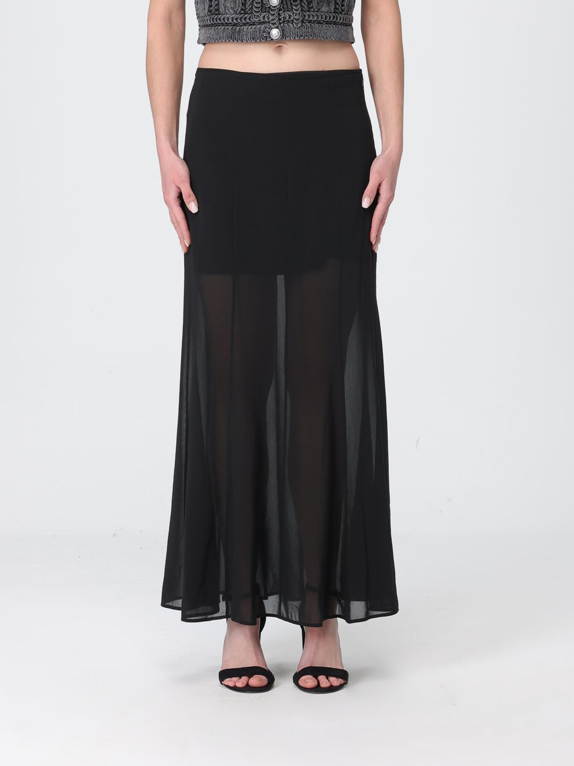 Skirt Woman color Black