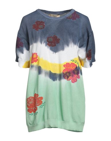 Maison Flâneur Woman Sweater Light green Size 12 Cotton