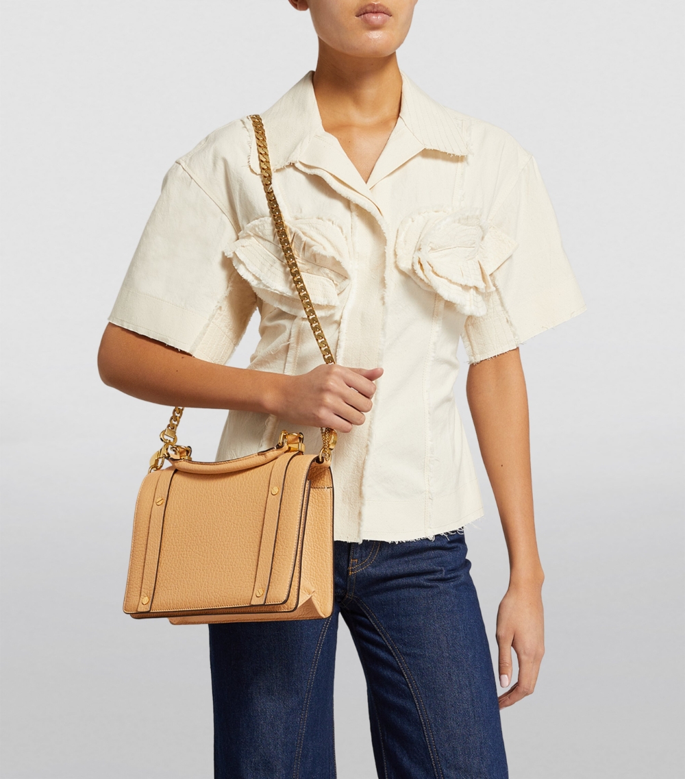 Medium Leather Ora Top-Handle Bag