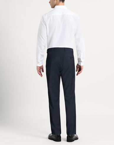 Roberto P Luxury Man Pants Midnight blue Size 31 Wool, Polyester, Elastane