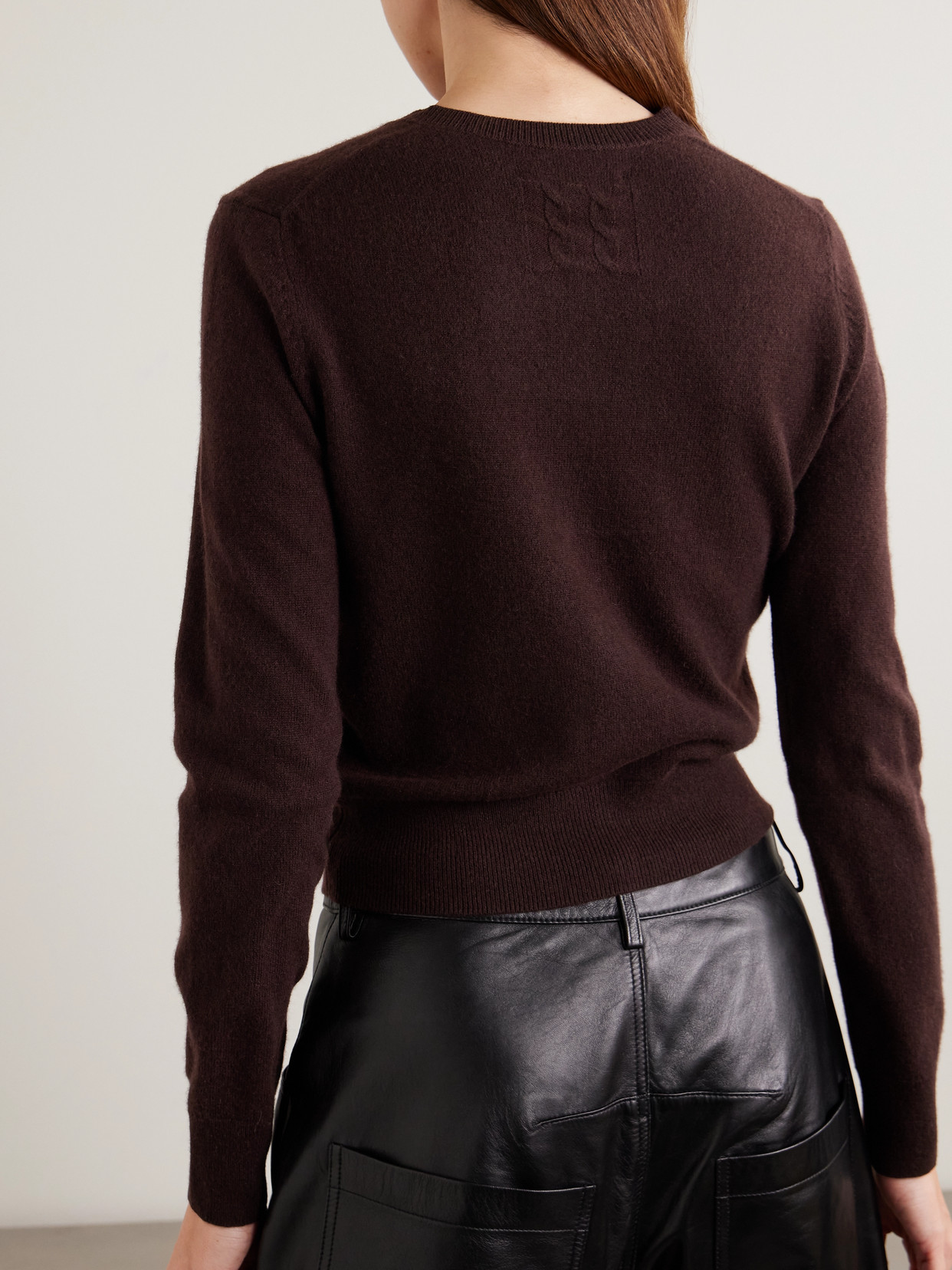 March Cashmere Cardigan - Burgundy