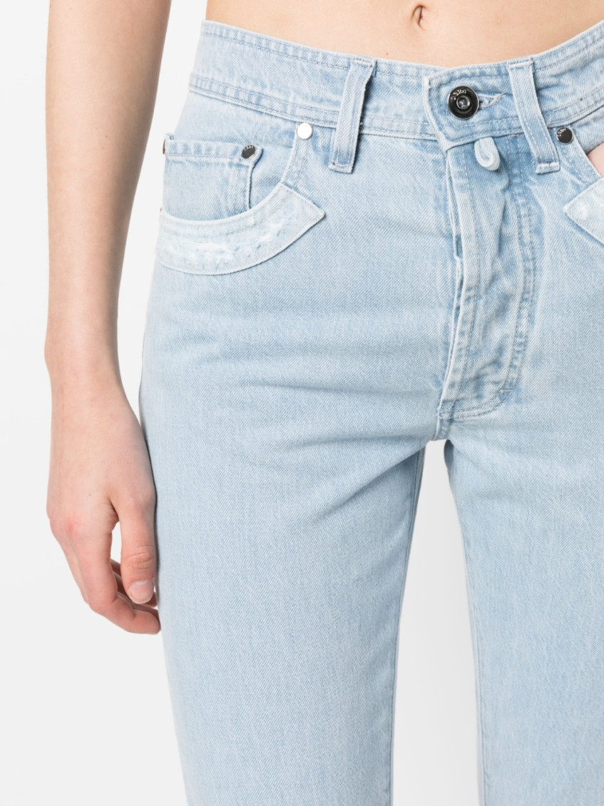 - Patchwork Organic Cotton Jeans