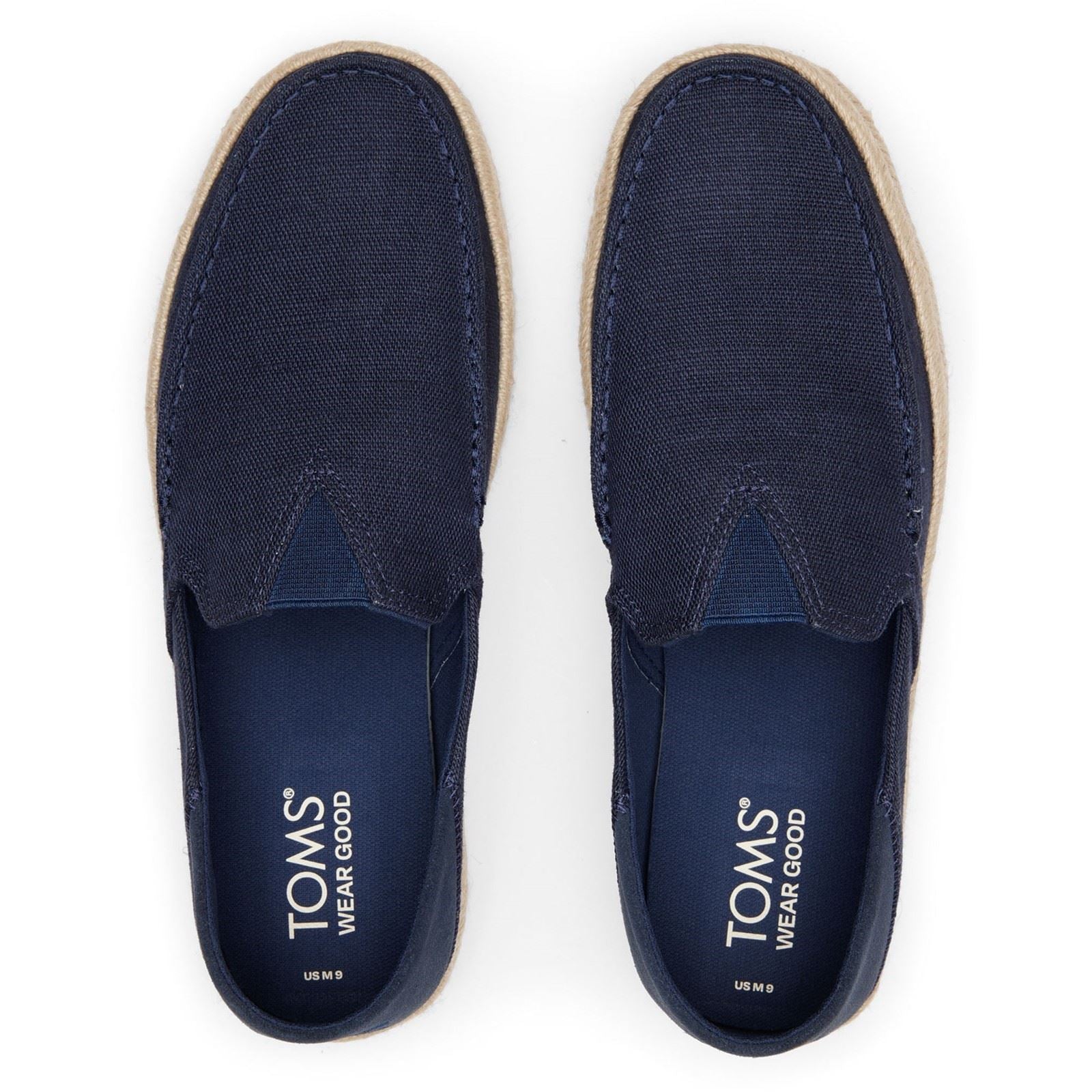 Toms Alonso Jute Men's Navy Espadrille