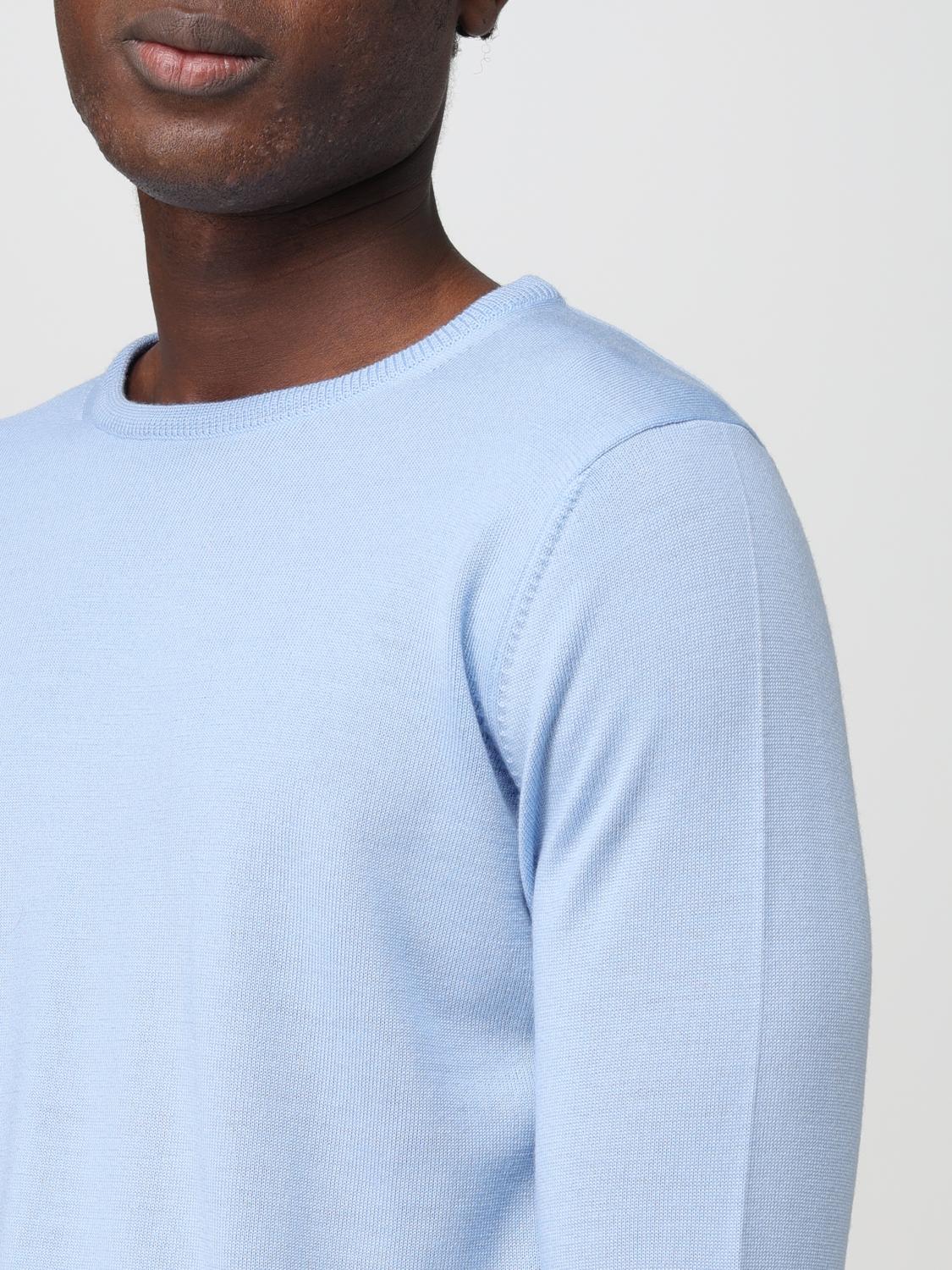 Sweater Men color Sky Blue