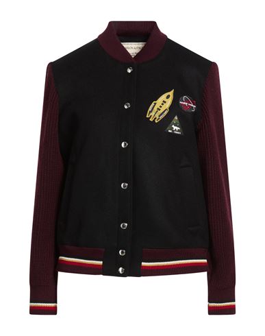 Maison Kitsuné Woman Jacket Black Size S Wool, Polyamide