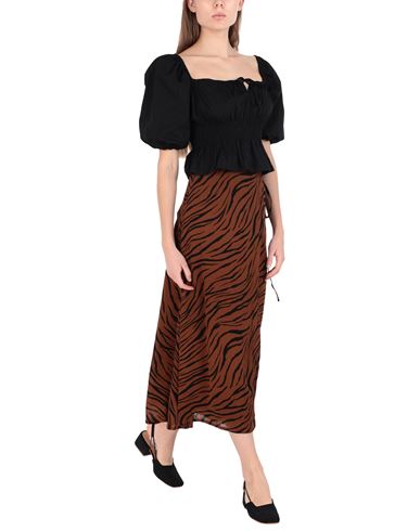 Janine Skirt Woman Long skirt Brown