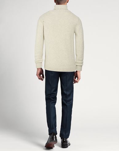Man Turtleneck Slate blue Size 44 Baby alpaca wool, Merino Wool