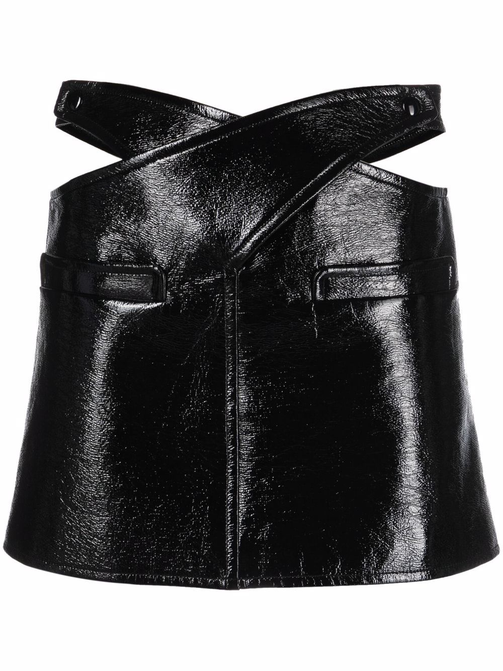 Cut-out detail skirt - Black