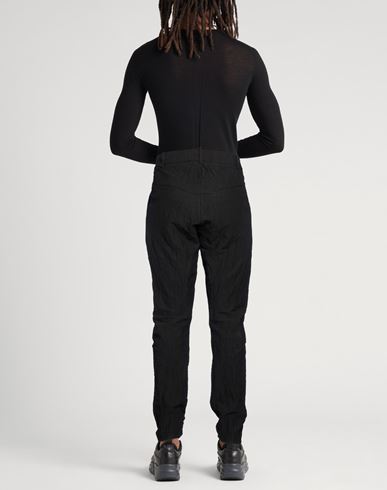 Man Pants Black Size 36 Cotton, Metal fiber, Elastane
