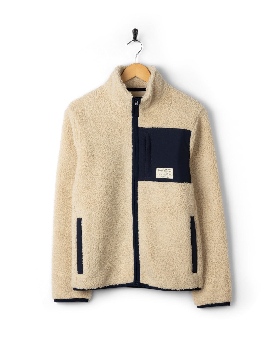 Saltrock Wrenna Womens Zip Through Fleece in Crea