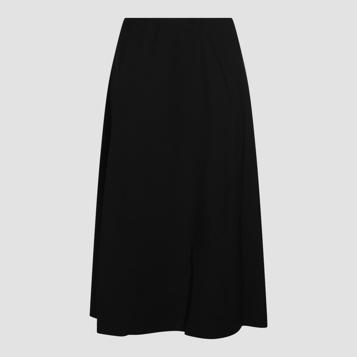 A-line midi skirt - Black