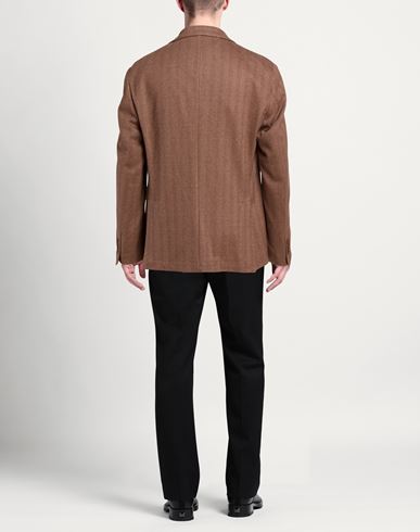 Man Blazer Light brown Size 36 Viscose, Polyester, Cotton, Elastane