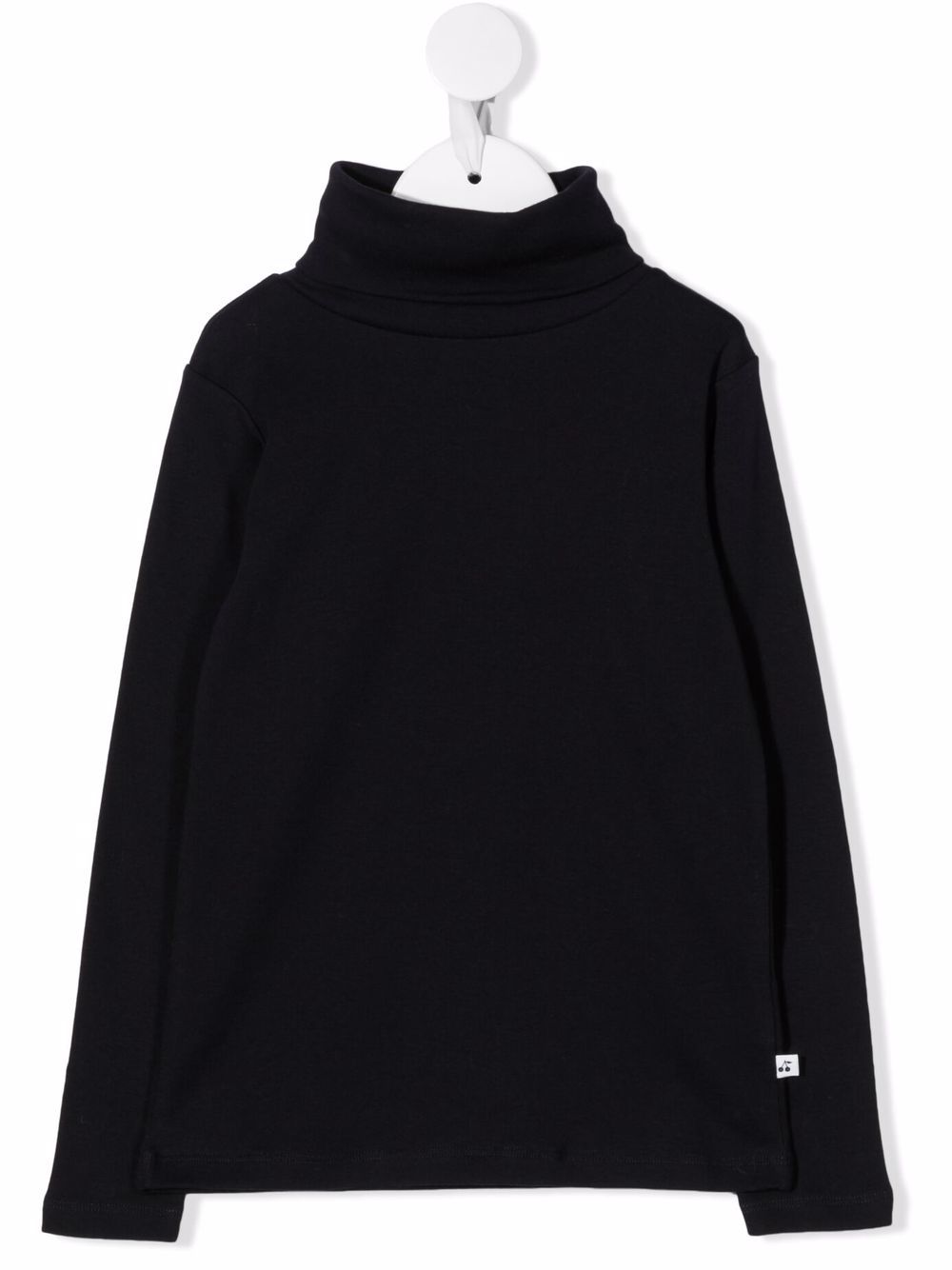 Fine-knit rollneck sweater - Blue