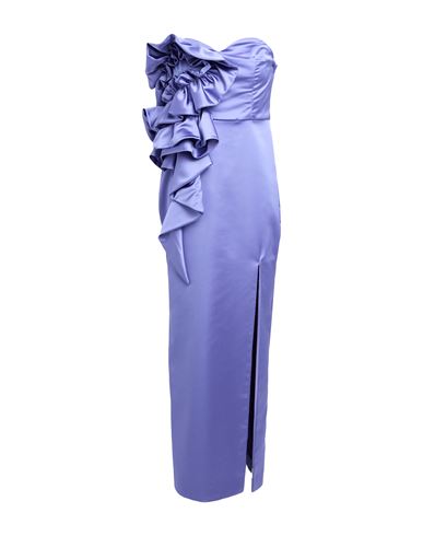Woman Midi dress Lilac Size 4 Polyester, Elastane