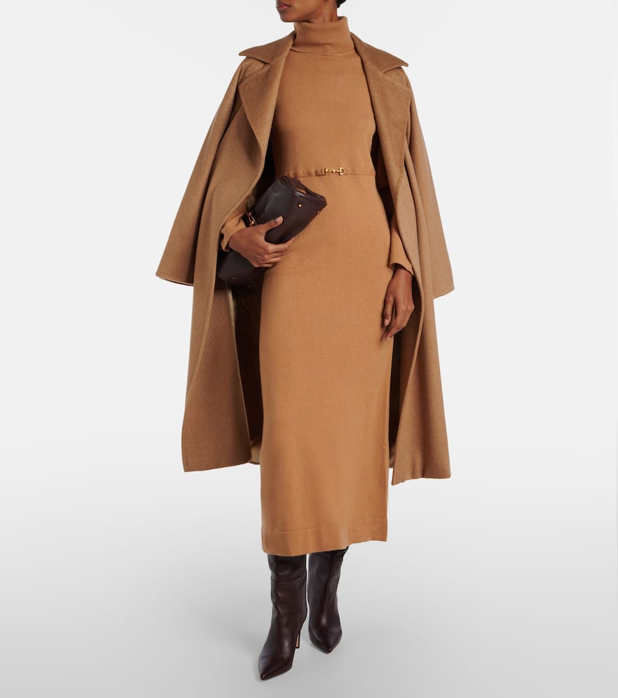 Elliette wool and cashmere midi dress