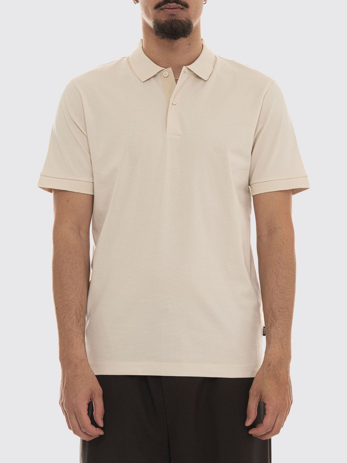 Polo Shirt Men color White